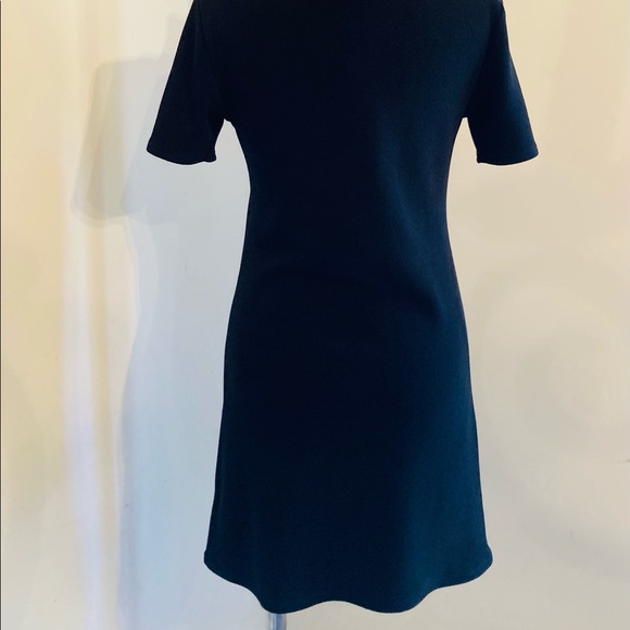 L.N.V Black Dress with front floral textures print - Picture 6 of 6